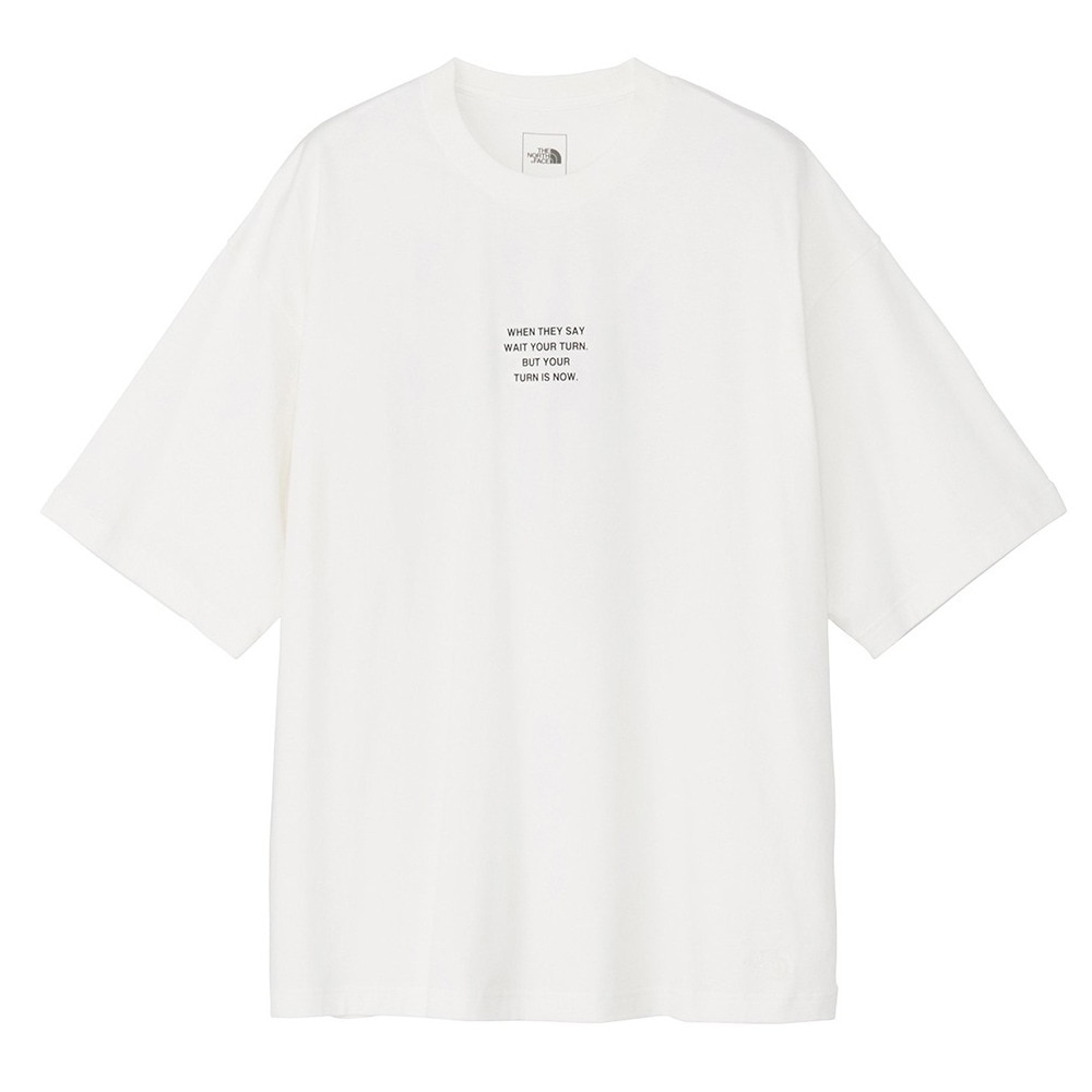 ザ・ノース・フェイス（THE NORTH FACE）（メンズ、レディース）半袖 フリーライド スクエアロゴ Tシャツ NT82533 OW