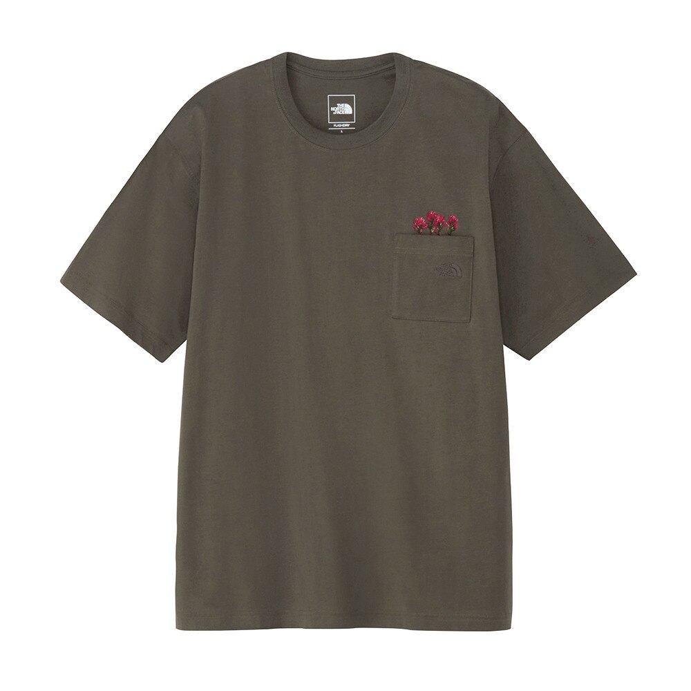 ザ・ノース・フェイス（THE NORTH FACE）（メンズ、レディース）半袖 フラッシュ ドライフラワーロゴ Tシャツ NT82538 NT