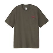 (メンズ、レディース)半袖 フラッシュ ドライフラワーロゴ Tシャツ NT82538 NT