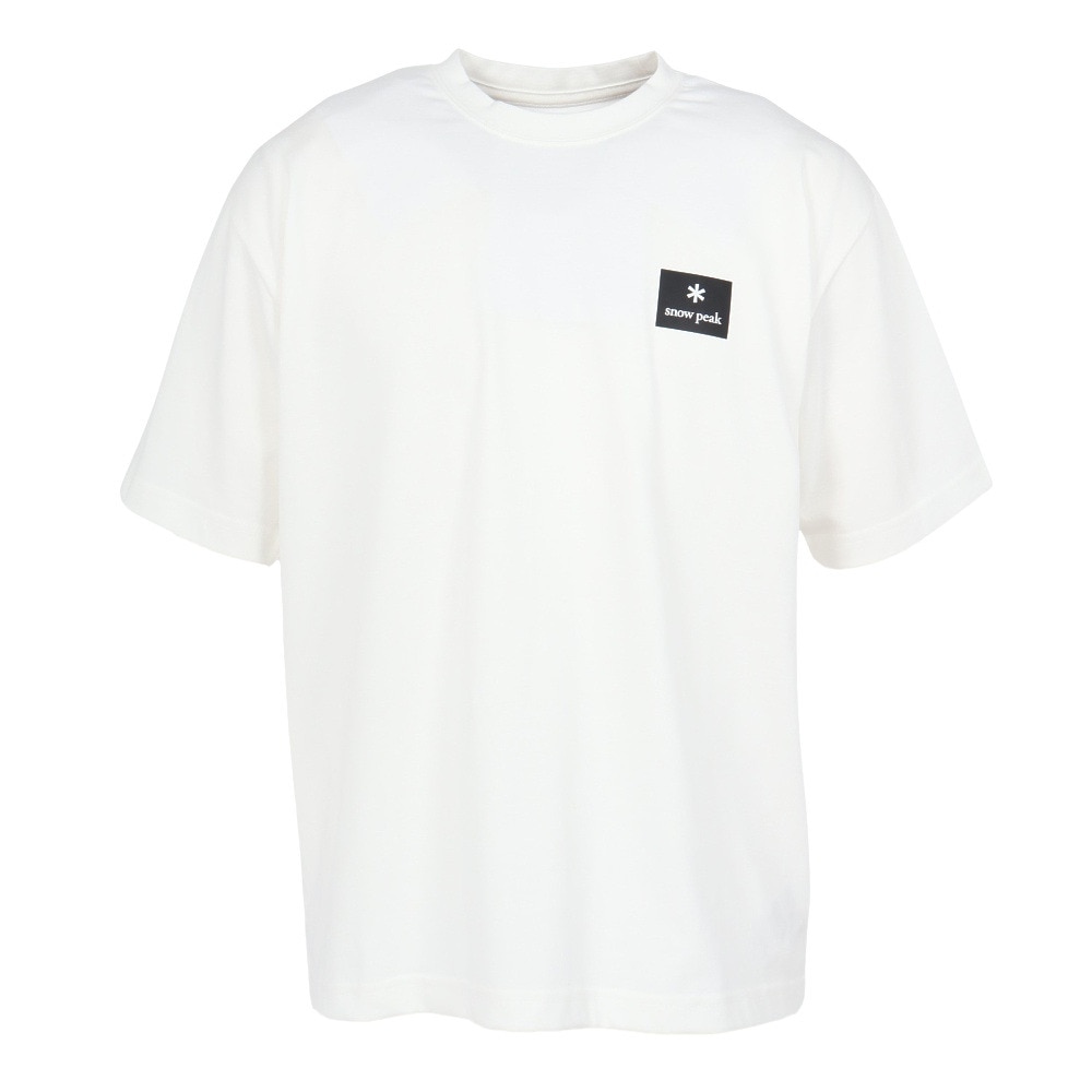 スノーピーク（snow peak）（メンズ）スクエア ロゴ 半袖Tシャツ OWH NSD-TS-25AU002 002