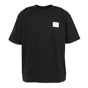 (メンズ)スクエア ロゴ 半袖Tシャツ BK NSD-TS-25AU002 019