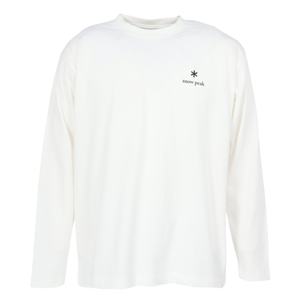 スノーピーク（snow peak）（メンズ）ロゴ 長袖Tシャツ OWH NSD-TS-25AU005 002