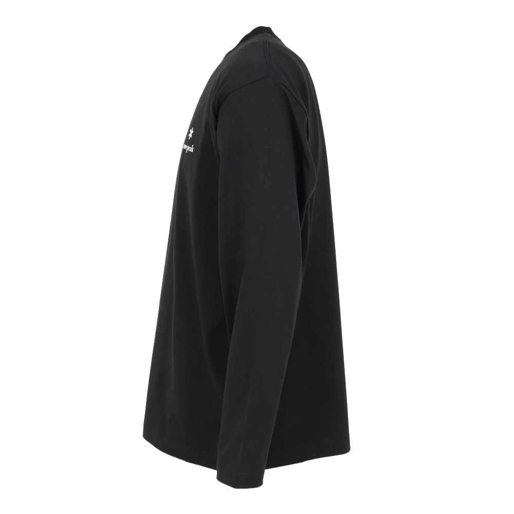 スノーピーク（snow peak）（メンズ）ロゴ 長袖Tシャツ BLACK NSD-TS-25AU005 019
