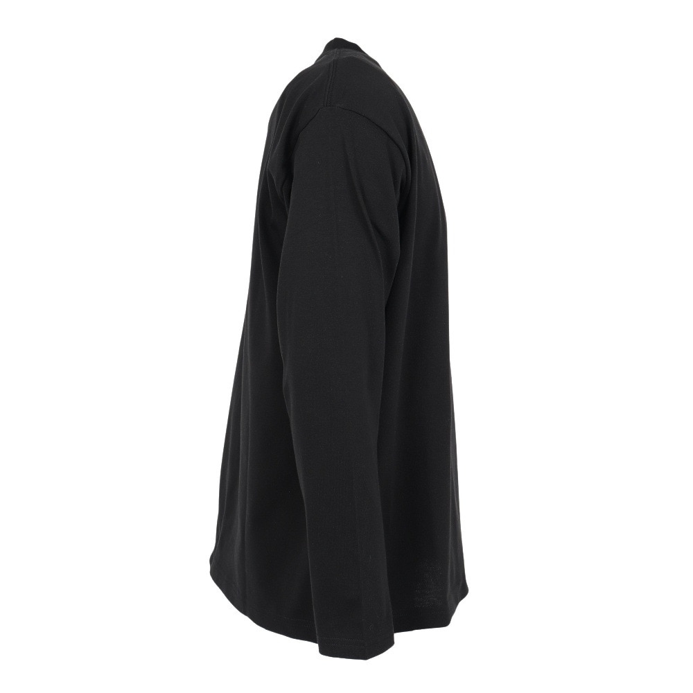 スノーピーク（snow peak）（メンズ）ロゴ 長袖Tシャツ BLACK NSD-TS-25AU005 019