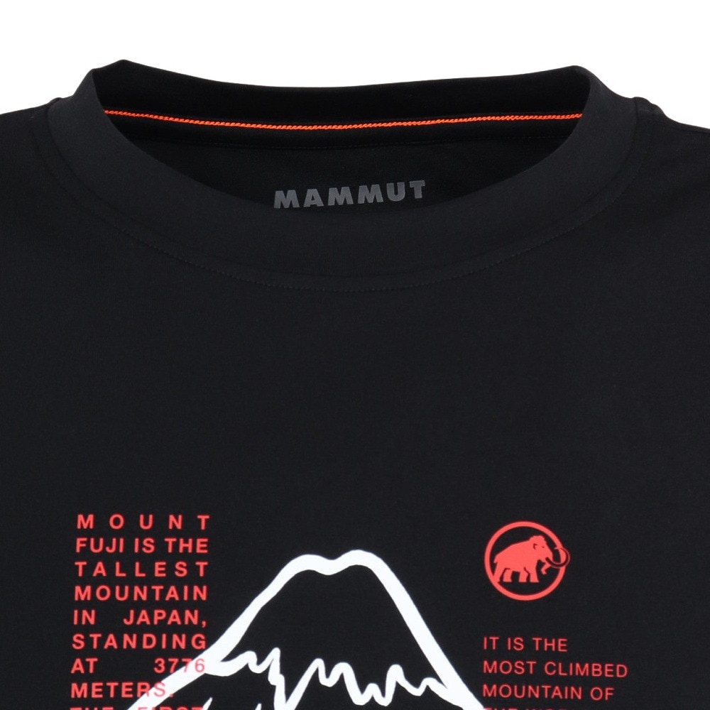 マムート（MAMMUT）（メンズ）半袖Tシャツ QD フジヤマ プリント Tシャツ アジアンフィット 1017-06360-0001