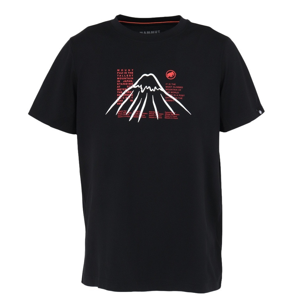 マムート（MAMMUT）（メンズ）半袖Tシャツ QD フジヤマ プリント Tシャツ アジアンフィット 1017-06360-0001