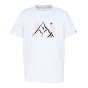 (メンズ)半袖Tシャツ QD ヤリガタケ プリント Tシャツ アジアンフィット 1017-07280-0243