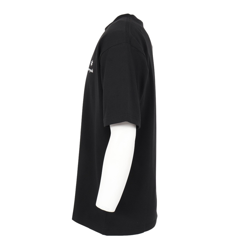 スノーピーク（snow peak）（メンズ）ロゴ 半袖Tシャツ BLACK NSD-TS-25AU003 019