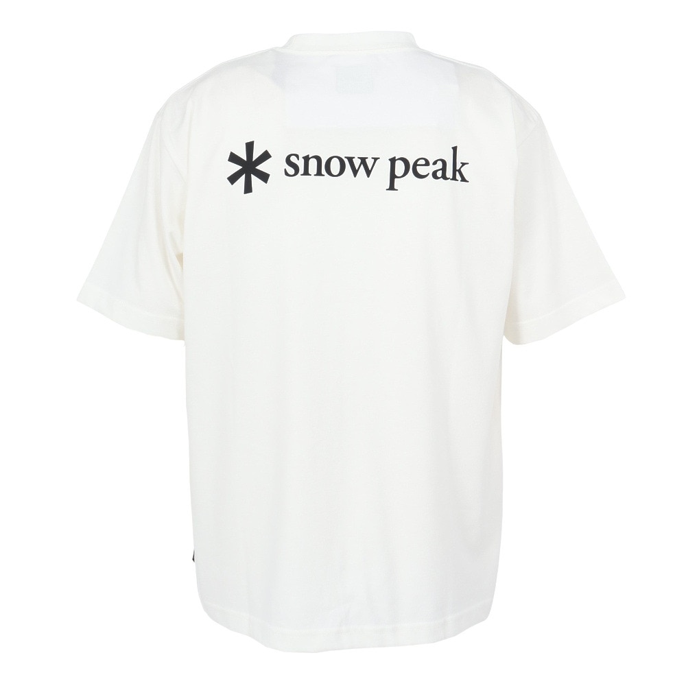 スノーピーク（snow peak）（メンズ）Printed ロゴ 半袖Tシャツ OWH NSD-TS-25AU004 002