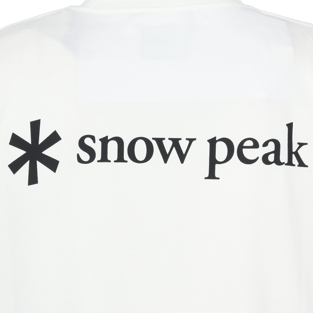 スノーピーク（snow peak）（メンズ）Printed ロゴ 半袖Tシャツ OWH NSD-TS-25AU004 002