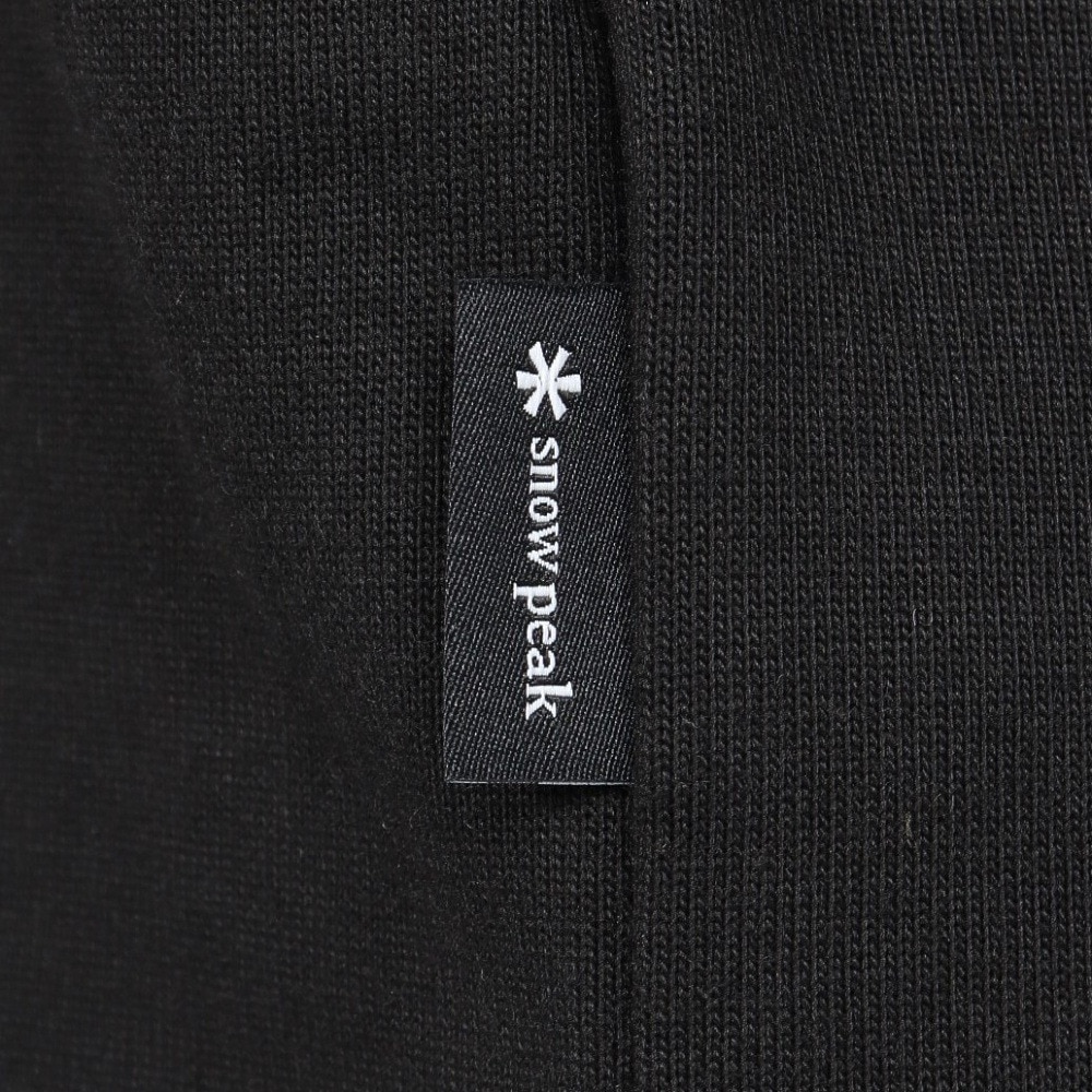 スノーピーク（snow peak）（メンズ）Printed ロゴ 半袖Tシャツ BK NSD-TS-25AU004 019