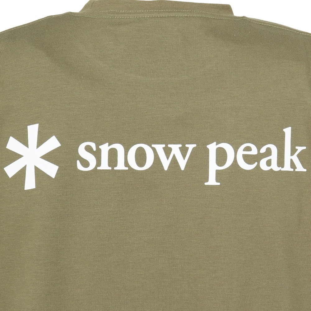 スノーピーク（snow peak）（メンズ）Printed ロゴ 半袖Tシャツ OL NSD-TS-25AU004 066