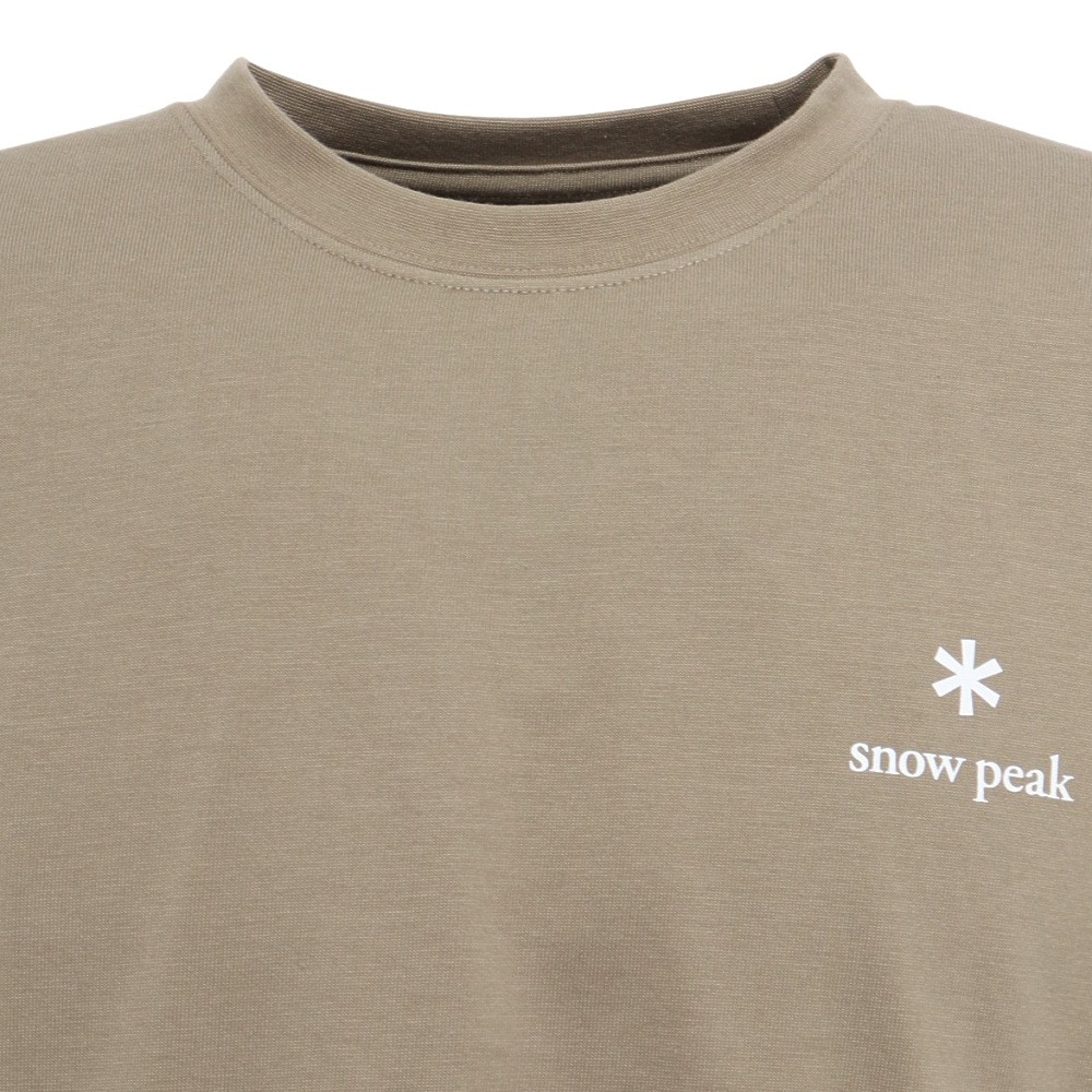 スノーピーク（snow peak）（メンズ）ロゴ 長袖Tシャツ DBG NSD-TS-25AU005 026