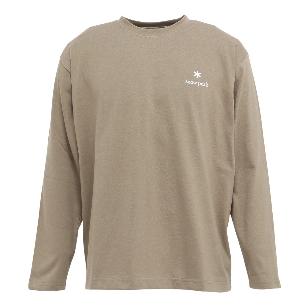スノーピーク（snow peak）（メンズ）ロゴ 長袖Tシャツ DBG NSD-TS-25AU005 026