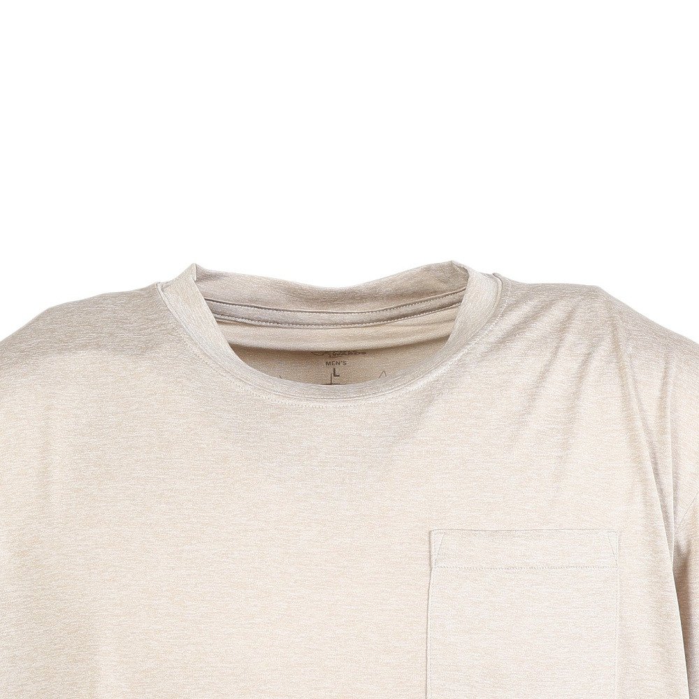 POLEWARDS（POLEWARDS）（メンズ）半袖Tシャツ Adv-Record PW2VDZ17 BEG