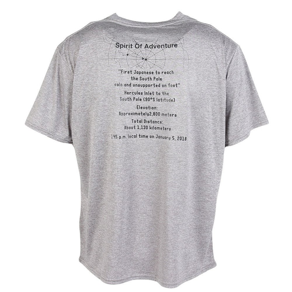 ポールワーズ（POLEWARDS）（メンズ）半袖Tシャツ Adv-Record PW2VDZ17 GRY