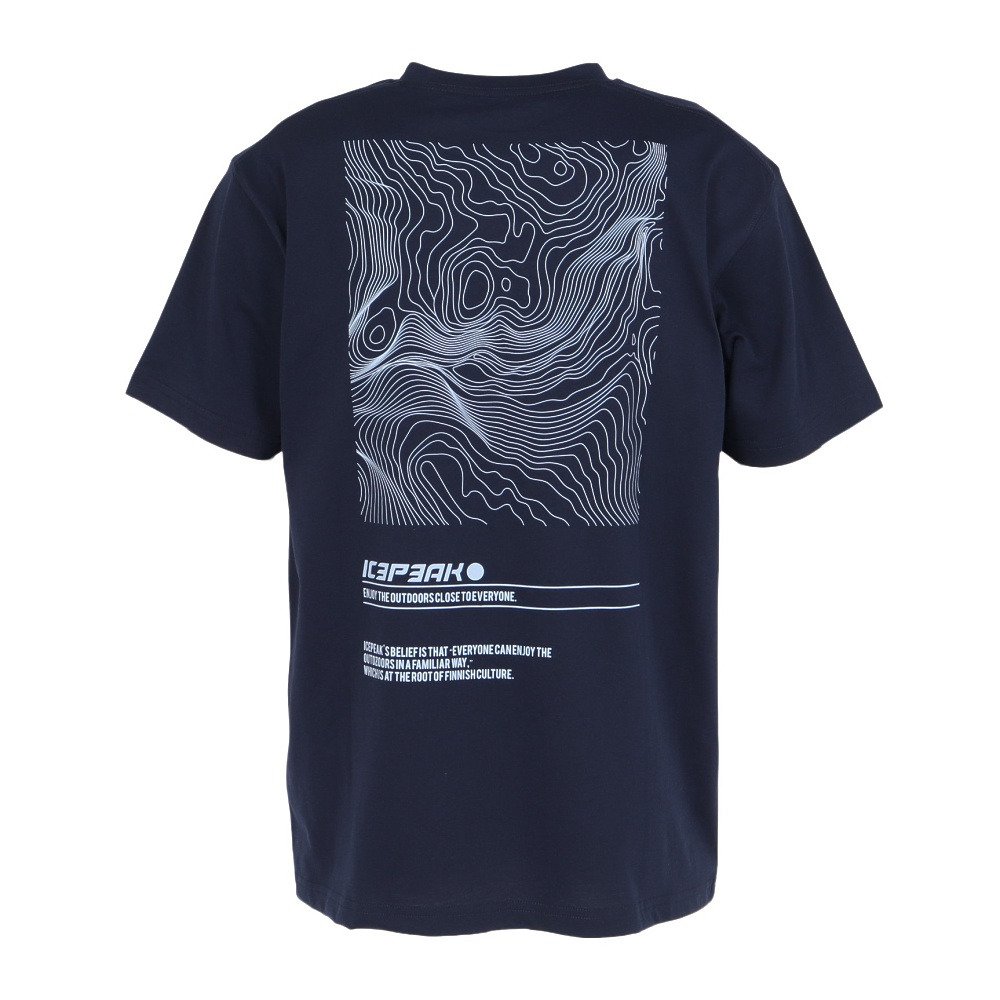 メンズウェア ueueken icepeak（icepeak）（メンズ）半袖Tシャツ OBERKOCHEN 57691 665 395