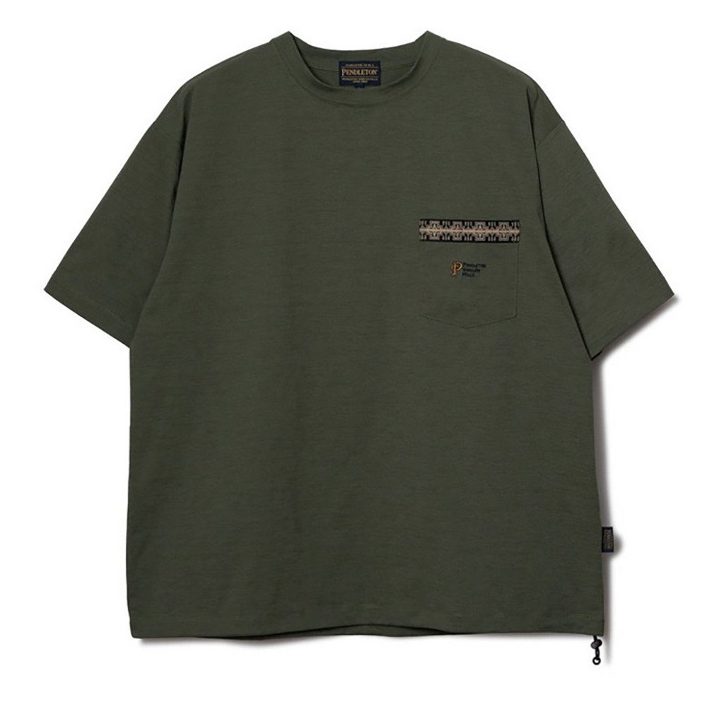 ペンドルトン（PENDLETON）（メンズ）カリキュロライトジャージセット (半袖Tシャツ/ショーツ/バッグ) 19802291カーキ