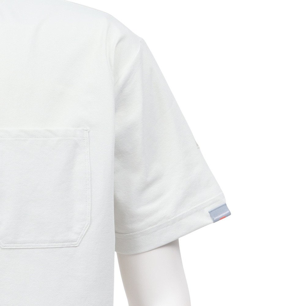 ロジャーエーガー（ROGEREGGER）（メンズ）半袖Tシャツ ドライストレッチポケット RE26SCD5610021 OWHT