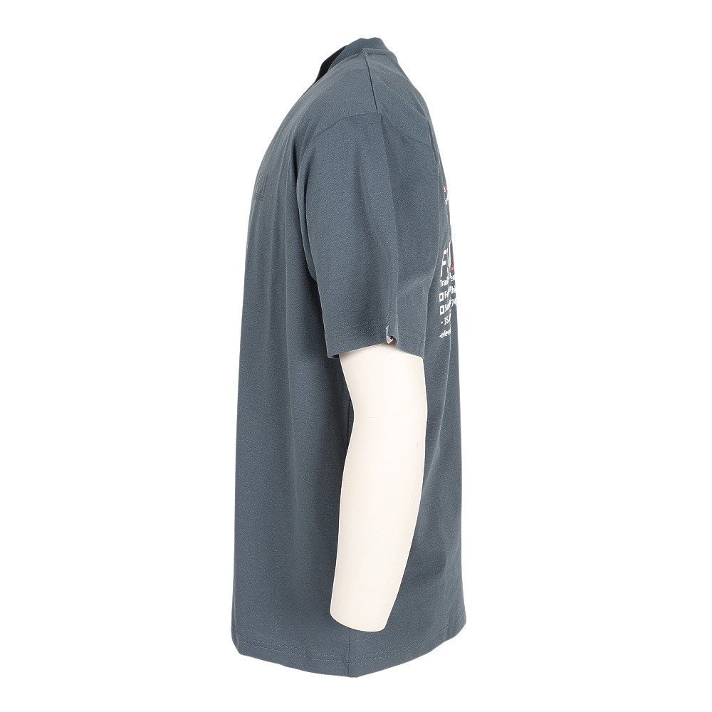 ロジャーエーガー（ROGEREGGER）（メンズ）半袖Tシャツ ドライストレッチ FUJI Tシャツ RE26SCD5610022 DBLU