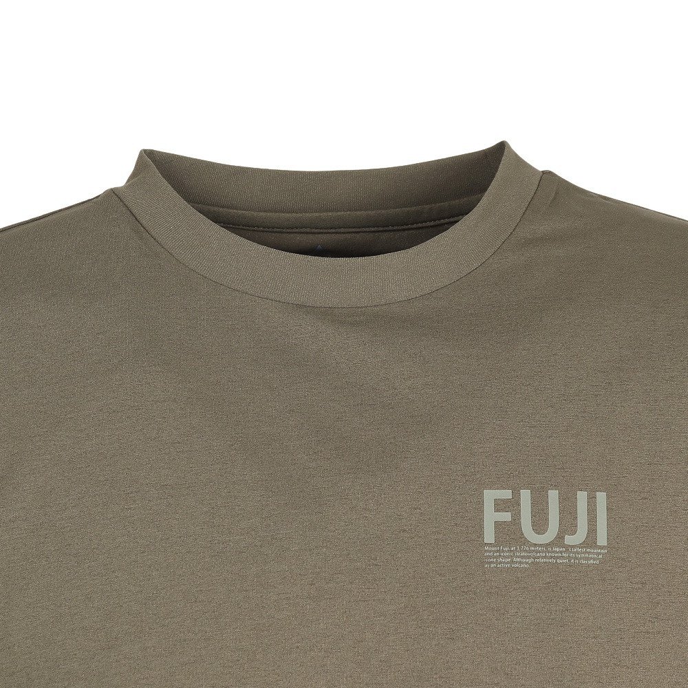 ロジャーエーガー（ROGEREGGER）（メンズ）半袖Tシャツ ドライストレッチ FUJI Tシャツ RE26SCD5610022 KHK