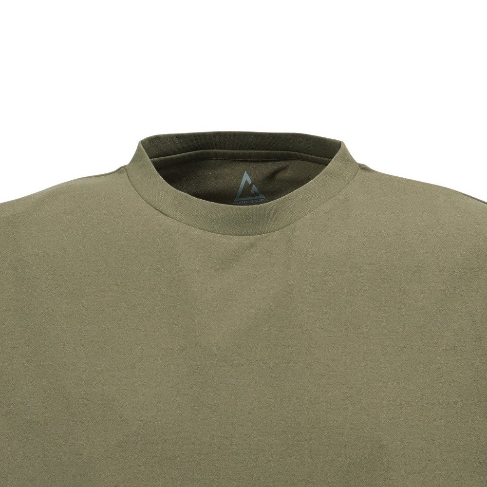 ロジャーエーガー（ROGEREGGER）（メンズ）半袖Tシャツ ドライストレッチ マッターホルンシャツ RE26SCD5610023 KHK