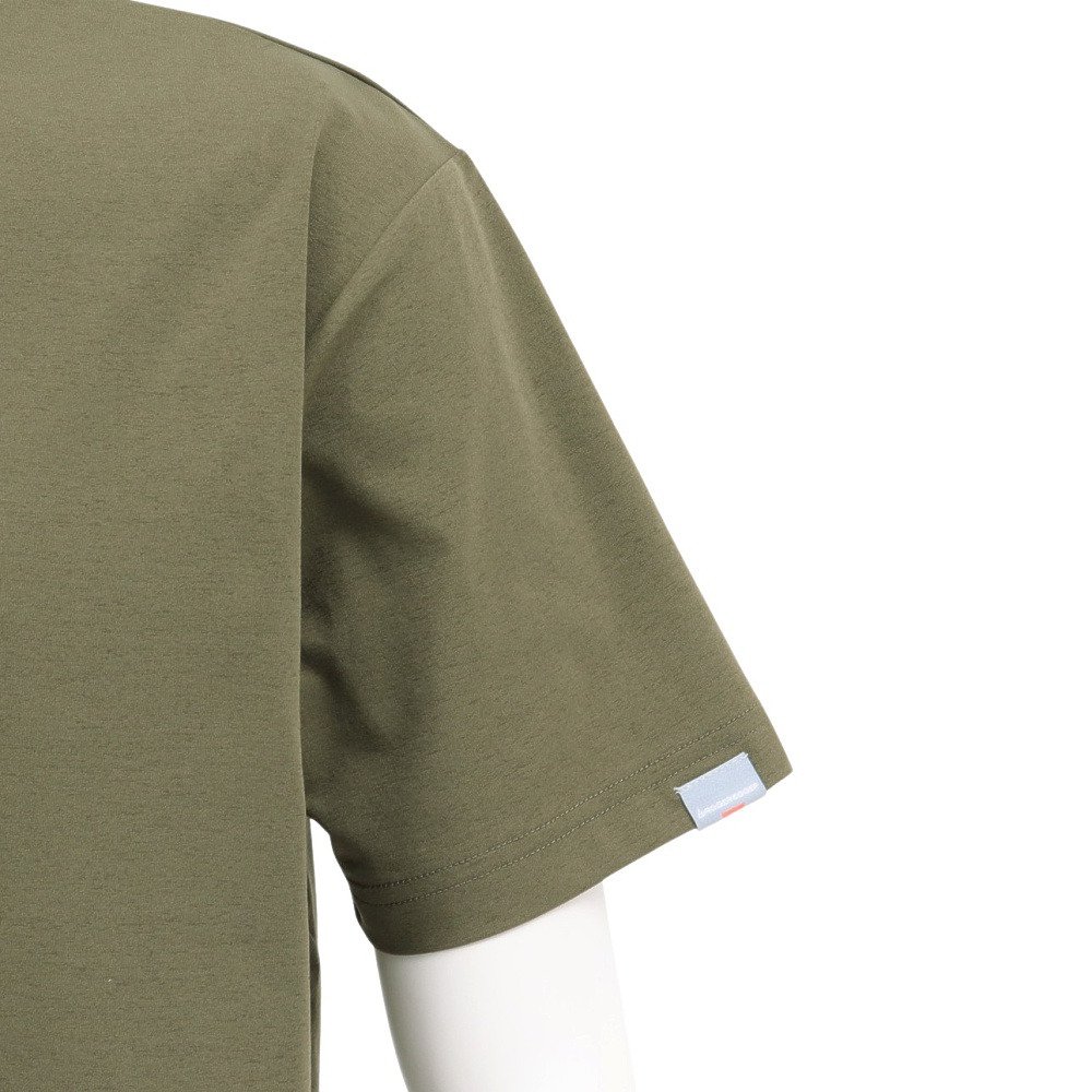 ロジャーエーガー（ROGEREGGER）（メンズ）半袖Tシャツ ドライストレッチ マッターホルンシャツ RE26SCD5610023 KHK