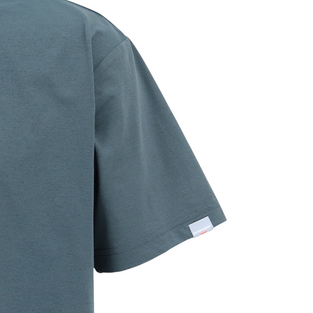 ロジャーエーガー（ROGEREGGER）（メンズ）半袖 Tシャツ ドライストレッチ マウンテンレンジ RE26SCD5610024 DBLU
