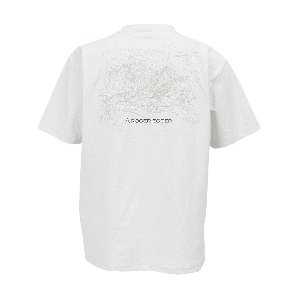 ロジャーエーガー（ROGEREGGER）（メンズ）半袖 Tシャツ ドライストレッチマウンテンレンジ RE26SCD5610024 OWHT