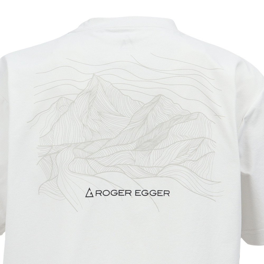 ロジャーエーガー（ROGEREGGER）（メンズ）半袖 Tシャツ ドライストレッチマウンテンレンジ RE26SCD5610024 OWHT