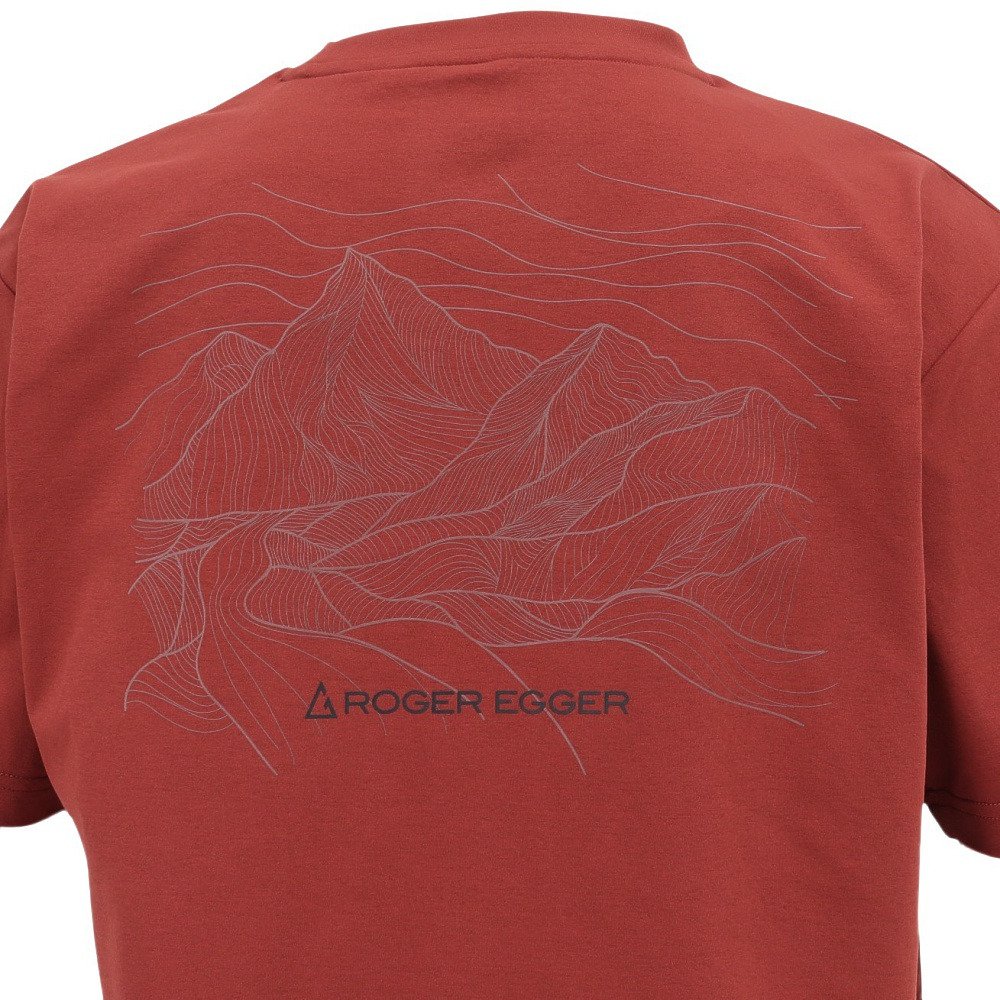 ロジャーエーガー（ROGEREGGER）（メンズ）半袖 Tシャツ ドライストレッチ マウンテンレンジ Tシャツ RE26SCD5610024 SRT