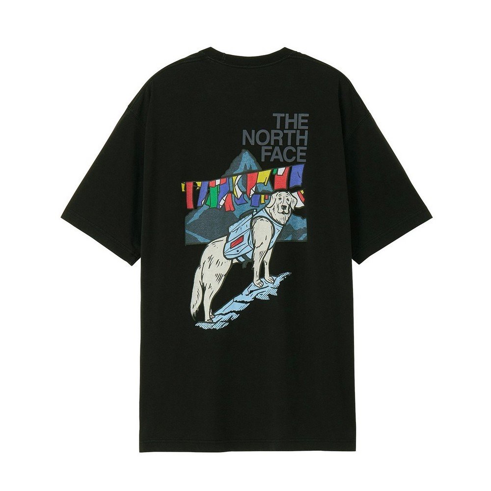 半袖 Tシャツ ショートスリーブ ドッグスレッドグラフィックティー NT32641 K