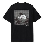 (メンズ、レディース)半袖 ハーフドーム デジタル スクエアロゴTシャツ NT32657 K