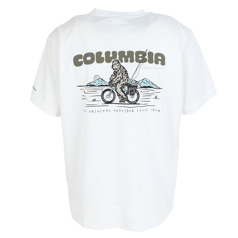 コロンビア（Columbia）（メンズ）半袖 Tシャツ シダートレイルバックグラフィック AJ3185 103 速乾 UVカット