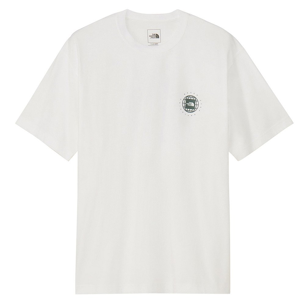 ザ・ノース・フェイス（THE NORTH FACE）（メンズ、レディース）半袖 Tシャツ ショートスリーブ ジオスクエアロゴティー NT32633 W