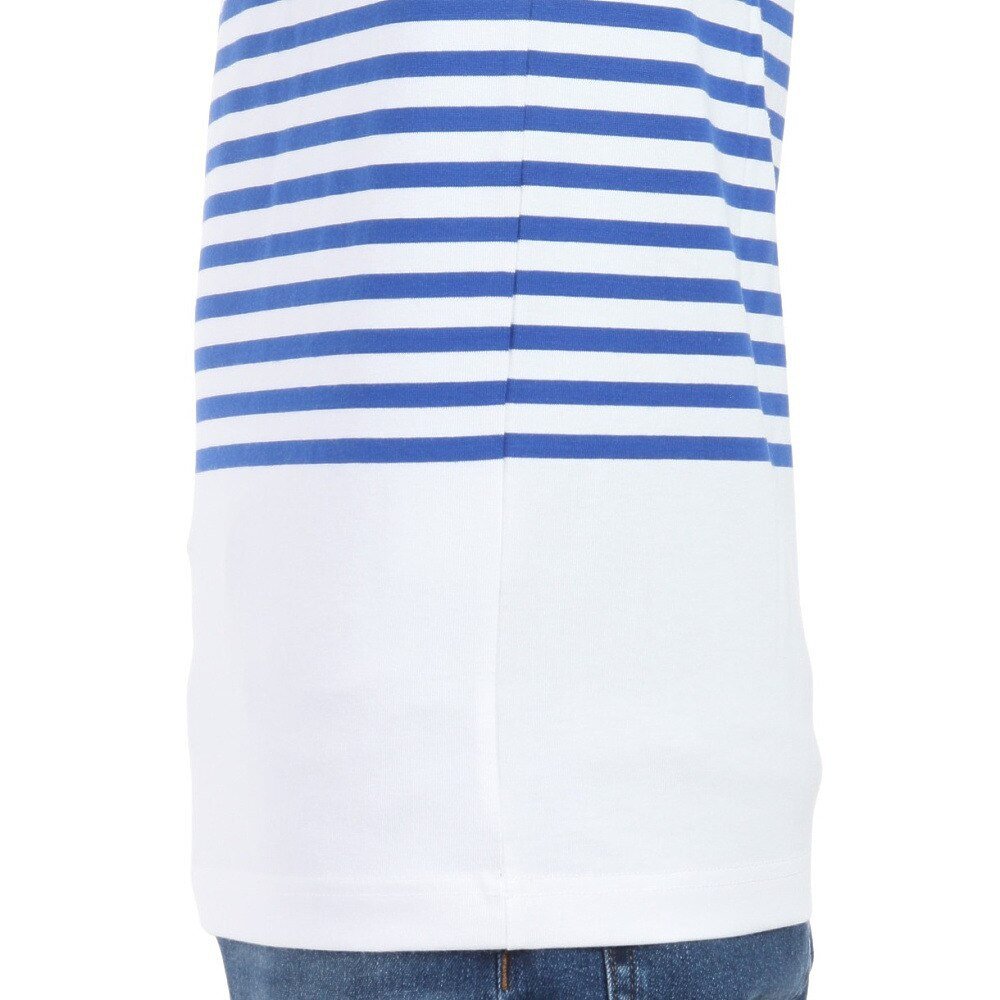半袖Tシャツ ショートスリーブ パネルボーダーTシャツ NT32406 W 8