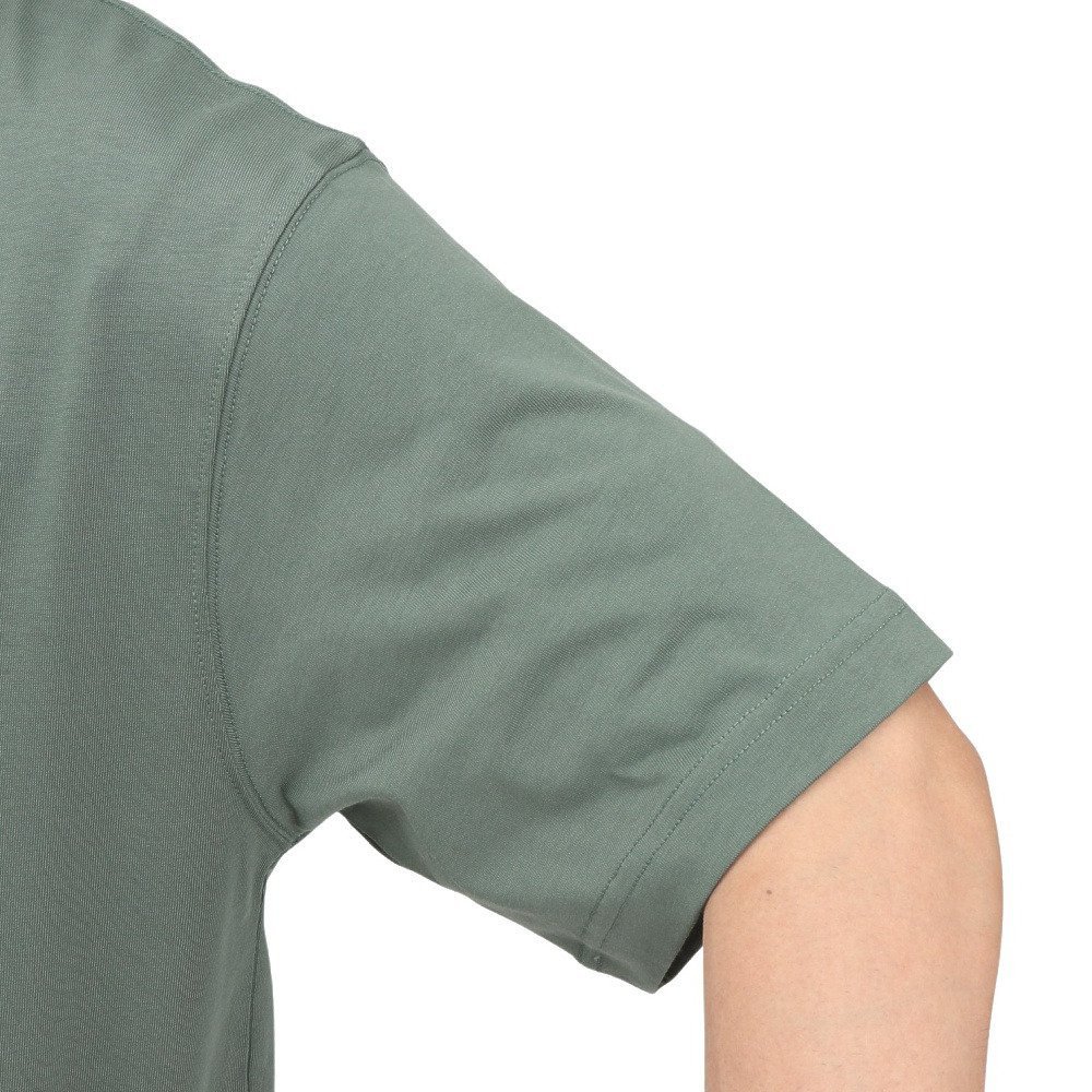 ザ・ノース・フェイス（THE NORTH FACE）（メンズ、レディース）半袖フラッシュドライ ピクセルプラント コットンTシャツ NT32549 DG 速乾