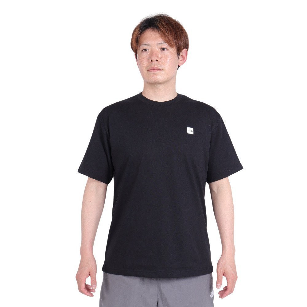 ザ・ノース・フェイス（THE NORTH FACE）（メンズ）Tシャツ 半袖 ショートスリーブスモールボックスロゴTシャツ 速乾 NT32445 黒 ブラック