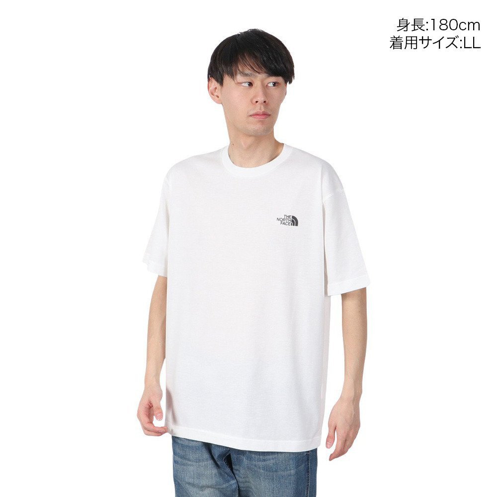 ザ・ノース・フェイス（THE NORTH FACE）（メンズ）半袖 バンダナスクエアロゴTシャツ NT32446 W2