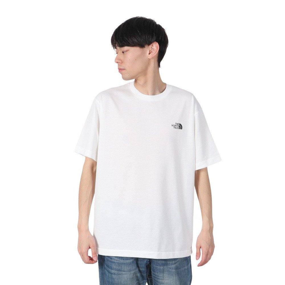 ザ・ノース・フェイス（THE NORTH FACE）（メンズ）半袖 バンダナスクエアロゴTシャツ NT32446 W2