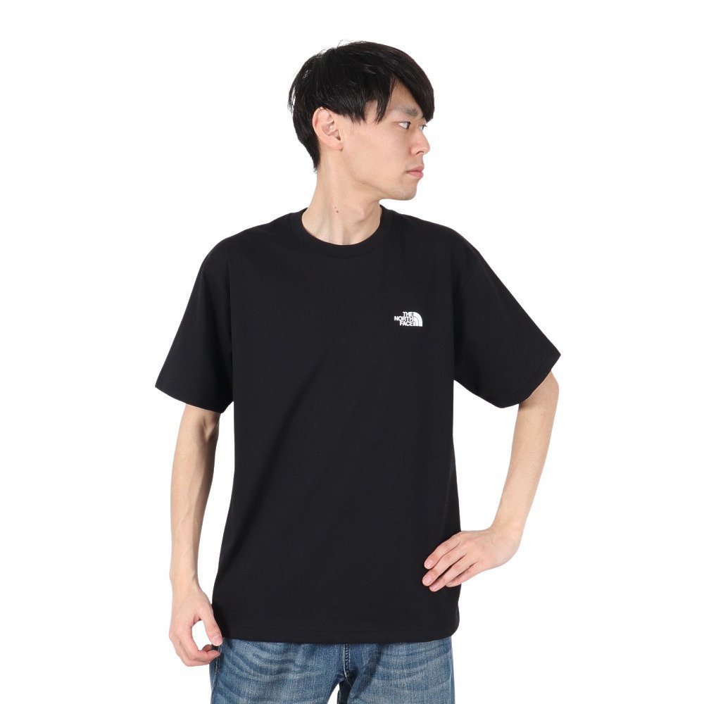 ザ・ノース・フェイス（THE NORTH FACE）（メンズ）半袖 バックスクエアロゴTシャツ NT32447 K2 速乾