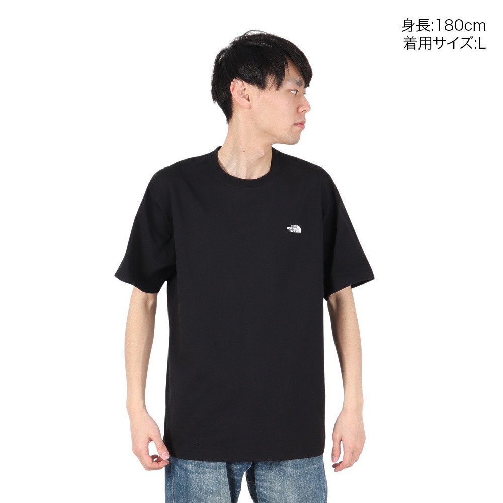 ザ・ノース・フェイス（THE NORTH FACE）（メンズ）フラッシュ ドライ ヌプシコットン半袖Tシャツ NT32536 K 速乾