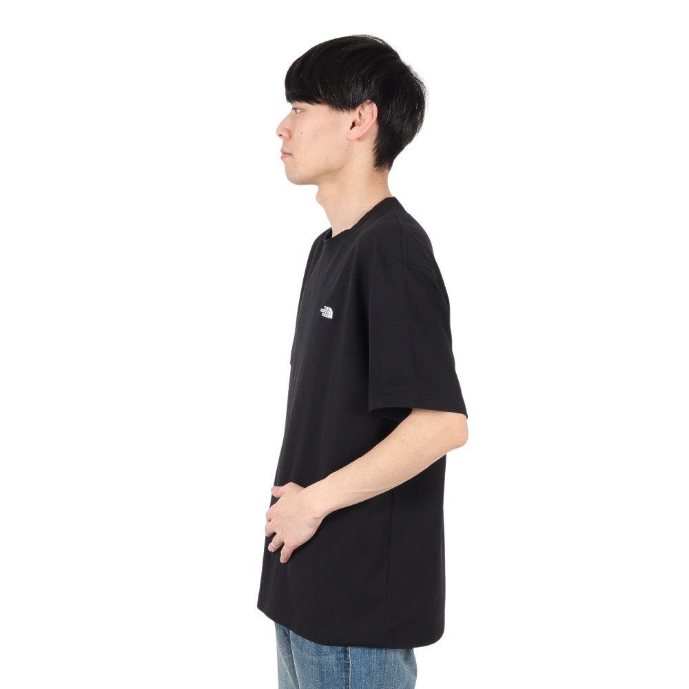 ザ・ノース・フェイス（THE NORTH FACE）（メンズ）フラッシュ ドライ ヌプシコットン半袖Tシャツ NT32536 K 速乾