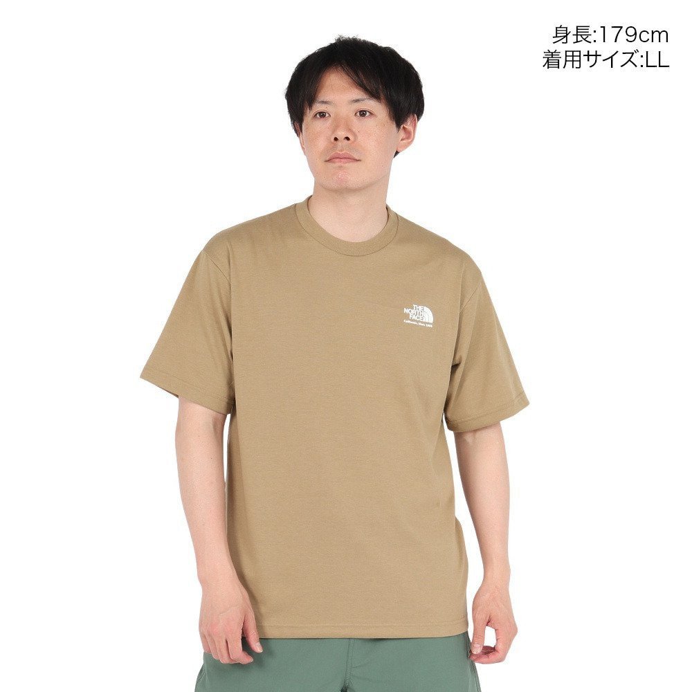 半袖Tシャツ ショートスリーブヒストリカルロゴティー NT32407 CK カーキ 速乾 3