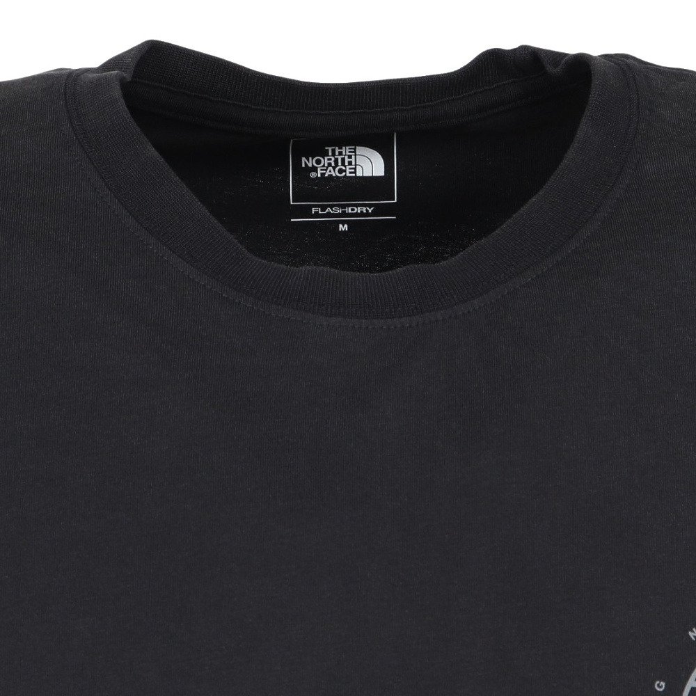 ショートスリーブ ウォッシュド ジオスクエアロゴTシャツ NT82643 K 5