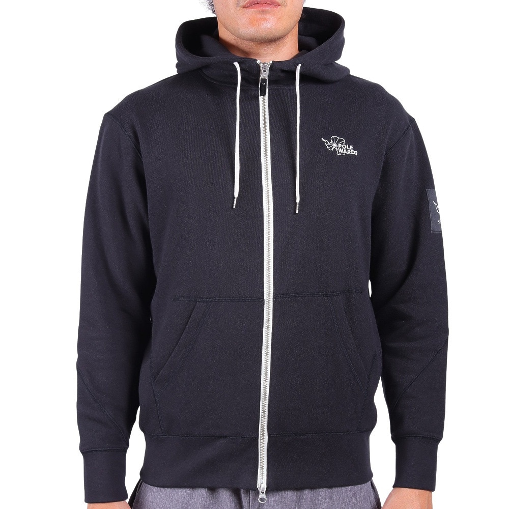  パーカー メンズ トレーナー スウェット ジップパーカー メンズ PW22JM15 BLK