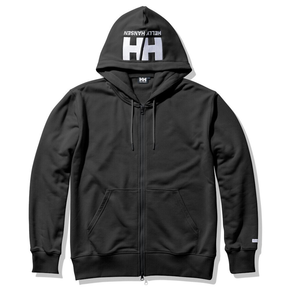  トレーナー スウェット HHロゴフルジップスウェットフーディー HE32122 K