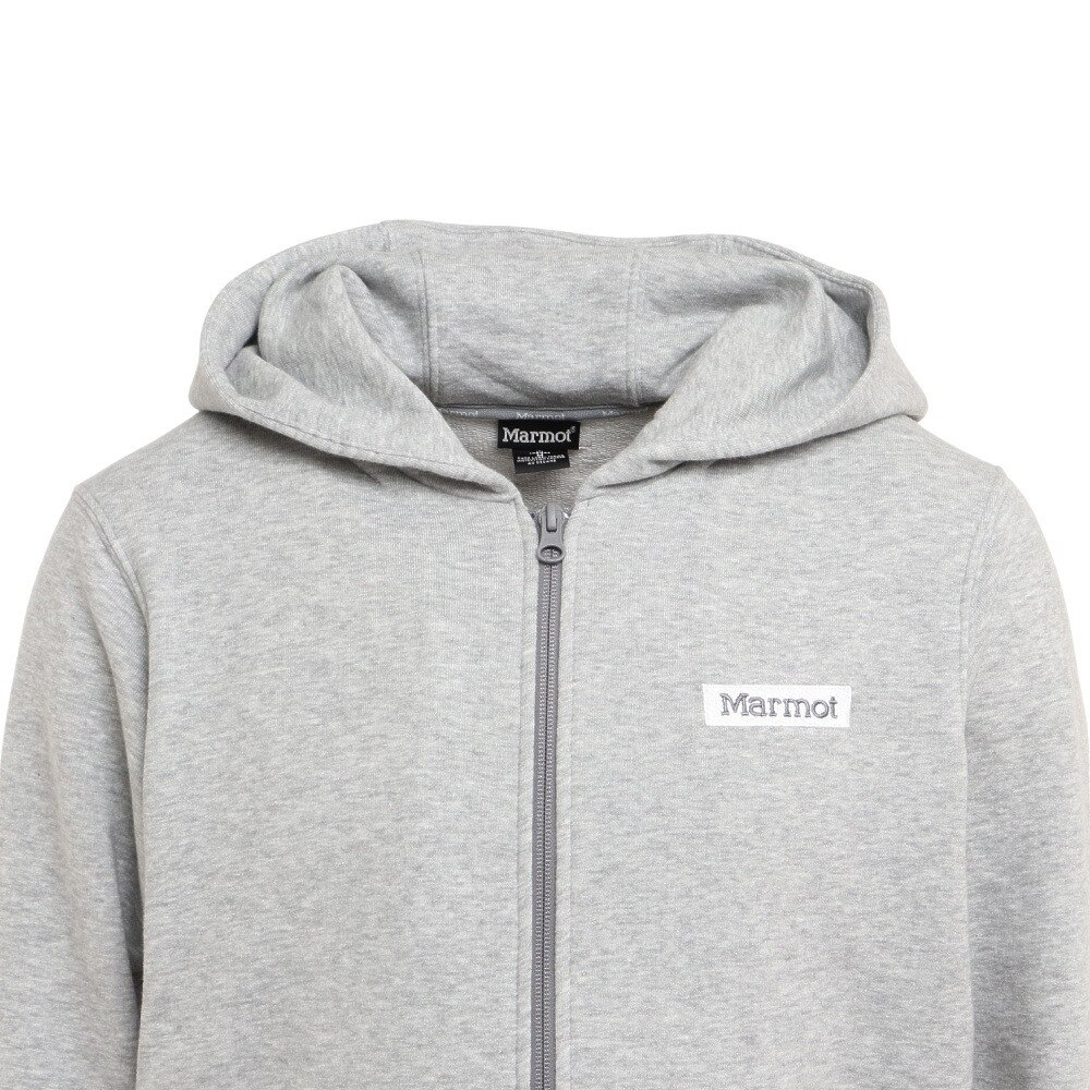マーモット（Marmot）（メンズ）パーカー スウェットジップフーディー TOUUJB71 GYM グレー