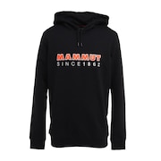 マムート（MAMMUT）（メンズ）スウェット パーカー ML Hoody Men Logo 1014-04670-0001 ブラック 裏起毛 あったかフーディ