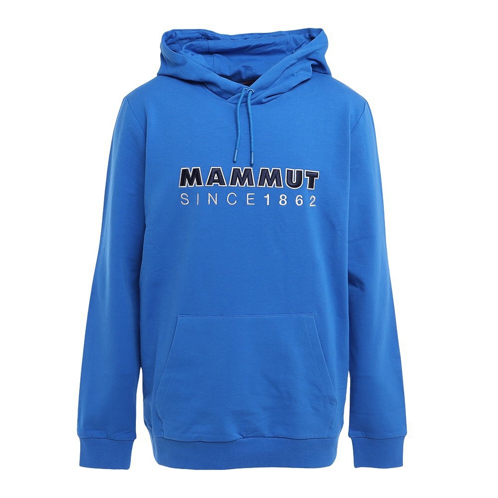 スウェット パーカー ML Hoody Men Logo 1014-04670-5072 ブルー 裏起毛 あったかフーディ